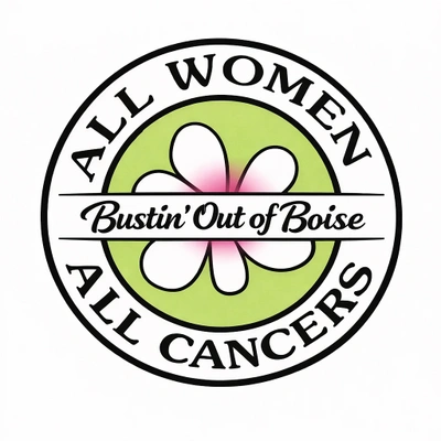 Bustin' Out of Boise logo: All Women, All Cancers